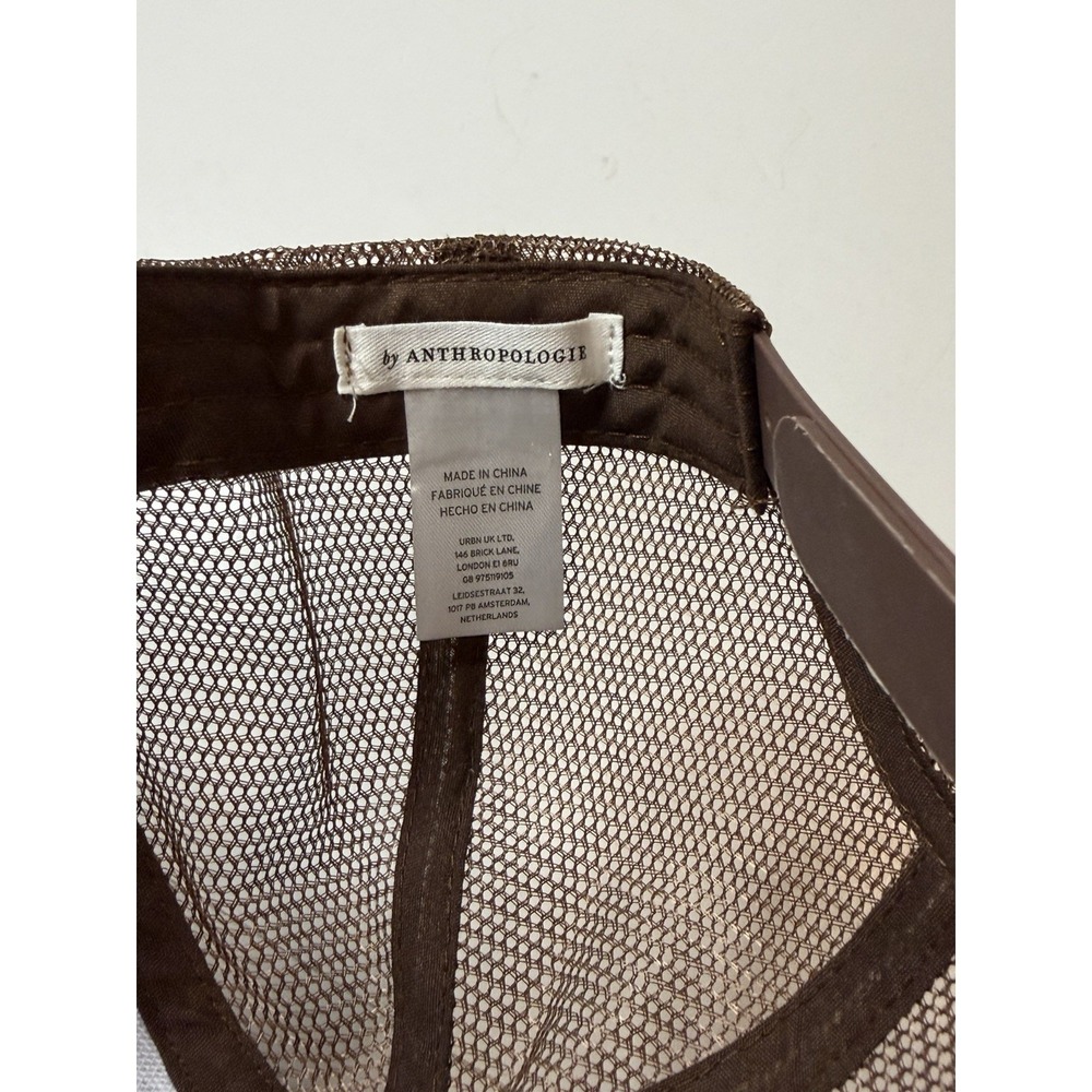 Anthropologie Corduroy City Trucker Hat Snapback Cap NWOT - Picture 6 of 7